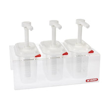 Afbeelding in Gallery-weergave laden, Araven sausdispensers GN 1/9 transparant 1,5L (3 stuks)