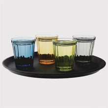 Afbeelding in Gallery-weergave laden, Olympia Cabot glazen tumbler blauw 26cl (6 stuks)