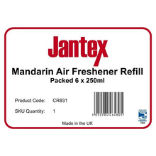 Afbeelding in Gallery-weergave laden, Jantex Aircare Luchtverfrissernavulling &quot;Mandarin&quot; (6 stuks)