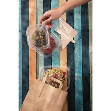 Afbeelding in Gallery-weergave laden, Fiesta Recyclable gerecyclede bruine papieren draagtassen klein (250 stuks)