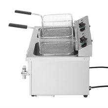 Afbeelding in Gallery-weergave laden, Buffalo dubbele inductie friteuse 2x 3000W