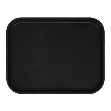 Cambro Camtread rechthoekig antislip glasvezel dienblad zwart 45,7cm