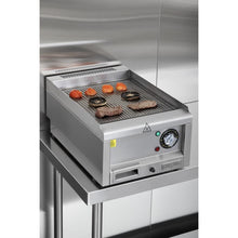 Afbeelding in Gallery-weergave laden, Buffalo 600-serie geribbeld elektrische bakplaat 400 mm