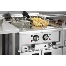 Afbeelding in Gallery-weergave laden, Buffalo 600-serie elektrische friteuse met dubbele tank, 2 x 8 liter