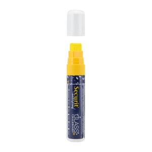 Securit Waterproof krijtstift (Glas + Krijtbord) in geel met 7-15mm penpunt