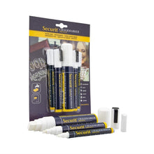 Afbeelding in Gallery-weergave laden, Securit 5 Original Chalk Marker een ronde, geciseleerde stift met blokpunt in wit