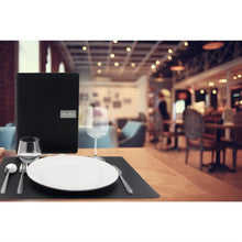 Afbeelding in Gallery-weergave laden, Securit Leather Range Raw Bonded lederen placemat
