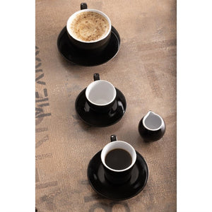 Olympia koffiekop zwart - 170ml (pak van 12)
