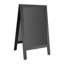 Afbeelding in Gallery-weergave laden, Olympia stoepplank zwart houten frame 500x850mm