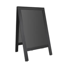 Afbeelding in Gallery-weergave laden, Olympia stoepplank zwart houten frame 700x1200mm
