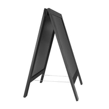 Afbeelding in Gallery-weergave laden, Olympia stoepplank zwart houten frame 700x1200mm
