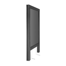 Afbeelding in Gallery-weergave laden, Olympia stoepplank zwart houten frame 700x1200mm