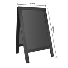 Afbeelding in Gallery-weergave laden, Olympia stoepplank zwart houten frame 700x1200mm