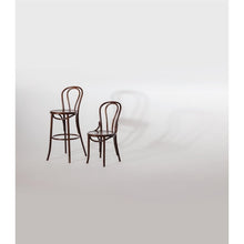 Afbeelding in Gallery-weergave laden, Fameg Bentwood barkruk beukenhout met walnoot finish