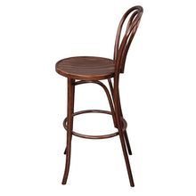 Afbeelding in Gallery-weergave laden, Fameg Bentwood barkruk beukenhout met walnoot finish