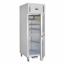 Afbeelding in Gallery-weergave laden, Polar g-serie staande koelkast met dubbele deuren 600ltr