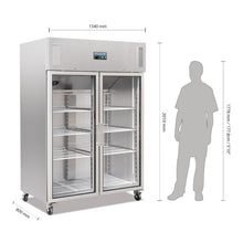 Afbeelding in Gallery-weergave laden, Polar G-serie Gastro 2-deurs display koeling 1200L