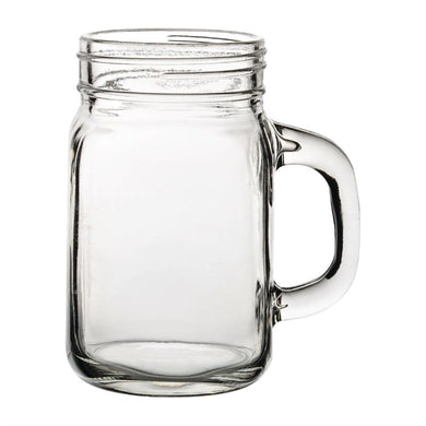 Utopia Mason Jars met handvat 430ml (24 stuks)