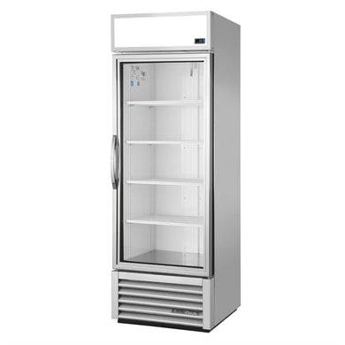 True staande koelkast 538l met 1 glasdeur aluminium gdm-19t-hc-tsl01