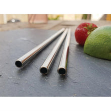 Afbeelding in Gallery-weergave laden, Beaumont RVS rietjes 21,5cm (25 stuks)