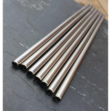 Afbeelding in Gallery-weergave laden, Beaumont RVS rietjes 21,5cm (25 stuks)