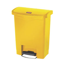 Afbeelding in Gallery-weergave laden, Rubbermaid Slim Jim Front Step pedaalemmer 30L geel