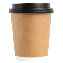 Afbeelding in Gallery-weergave laden, Fiesta Recyclable deksel zwart voor Fiesta Recyclable 225ml koffiebekers (50 stuks)