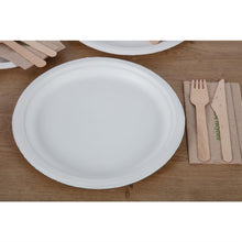 Afbeelding in Gallery-weergave laden, Fiesta Compostable composteerbare bagasse borden 26cm (50 stuks)