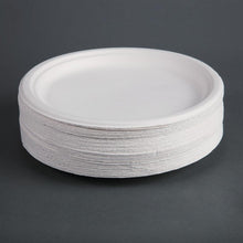 Afbeelding in Gallery-weergave laden, Fiesta Compostable composteerbare bagasse borden 26cm (50 stuks)