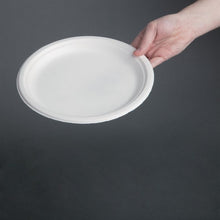 Afbeelding in Gallery-weergave laden, Fiesta Compostable composteerbare bagasse borden 26cm (50 stuks)