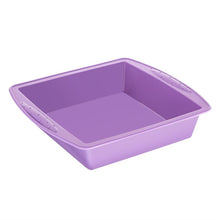 Afbeelding in Gallery-weergave laden, Hygiplas flexibele siliconen vierkante bakvorm, paars (allergeen), 245 x 245 mm