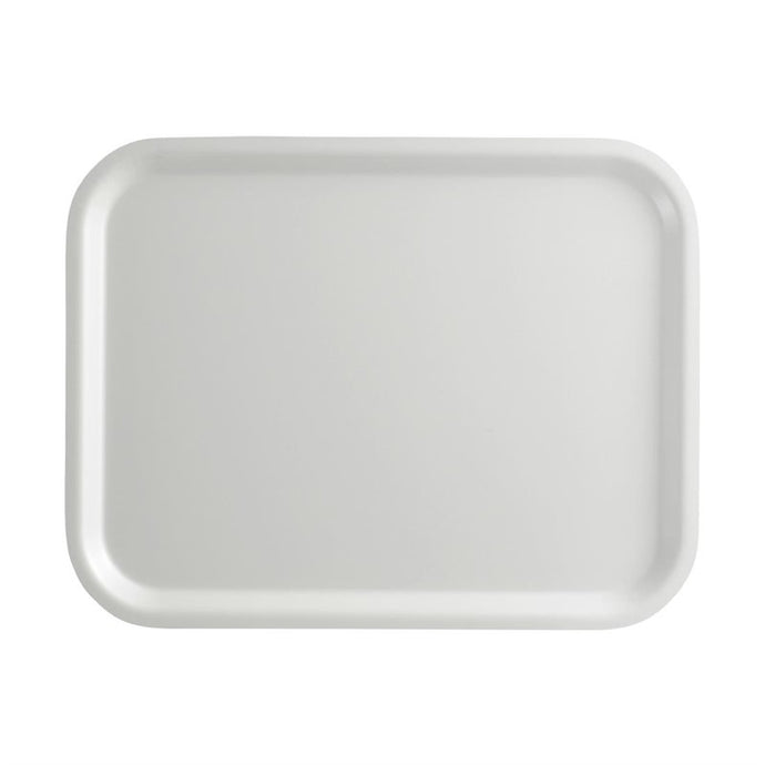 Cambro capri dienblad glad oppervlak wit 320x530mm