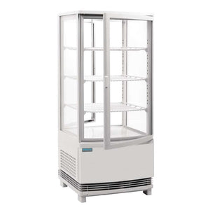 Polar C-Series Energie-EfficiÃ«nte Koelkast Met Gebogen Deur Wit 86Ltr