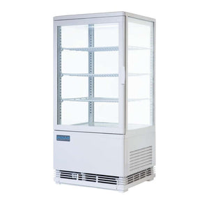 Polar C-Series Energie-EfficiÃ«nte Koelkast Met Gebogen Deur Wit 86Ltr