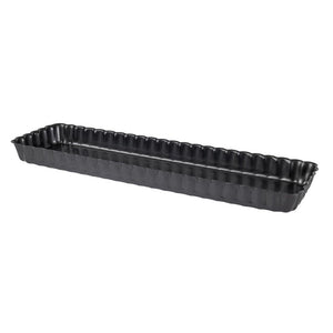 De Buyer rechthoekige anti-kleef taartvorm met losse bodem 35,6cm