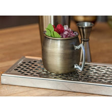 Afbeelding in Gallery-weergave laden, Beaumont gebogen Moscow Mule mok met antieke koperen afwerking 500ml