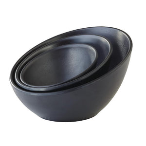 Aps Zen Melamine Ronde Schuine Kom Zwart 150ml