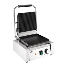 Afbeelding in Gallery-weergave laden, Nisbets Essentials contactgrill groef/glad 36 x 31cm 1800W