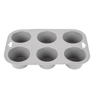 Vogue flexibele silicone muffinvorm 6 cups