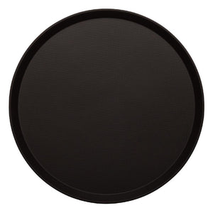 Cambro Treadlite rond antislip glasvezel dienblad zwart 35,5cm