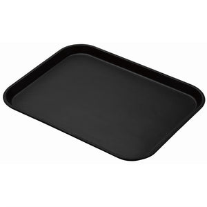 Cambro Treadlite rechthoekig antislip glasvezel dienblad zwart 45,7x35,5cm