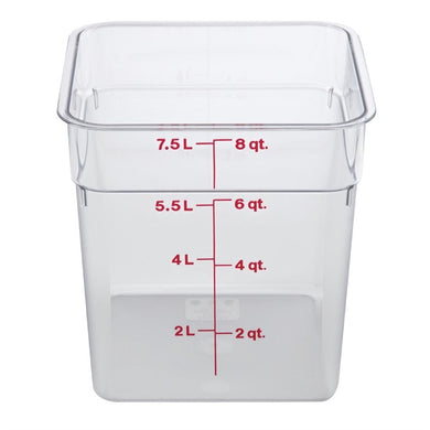 Cambro Camsquare vierkante polycarbonaat voedseldoos 7,6L