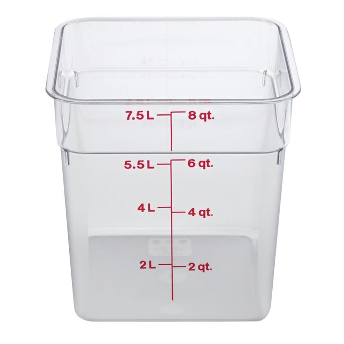 Cambro Camsquare vierkante polycarbonaat voedseldoos 7,6L