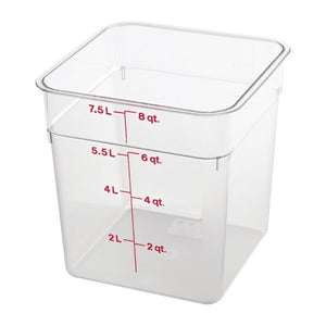 Cambro Camsquare vierkante polycarbonaat voedseldoos 7,6L