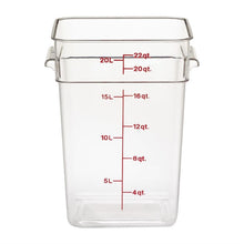 Afbeelding in Gallery-weergave laden, Cambro Camsquare vierkante polycarbonaat voedseldoos 20,8L