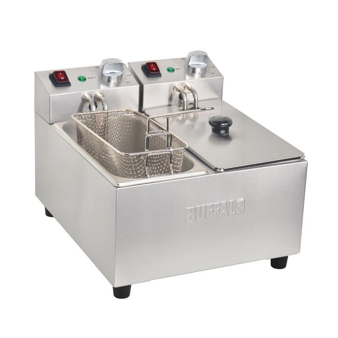 Buffalo dubbele friteuse 2x3L 2000W