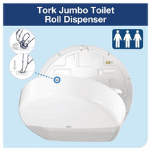 Afbeelding in Gallery-weergave laden, Tork Jumbo toiletroldispenser wit