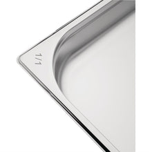 Afbeelding in Gallery-weergave laden, Nisbets Essentials RVS GN 1/1 bakken 65mm (3 stuks)