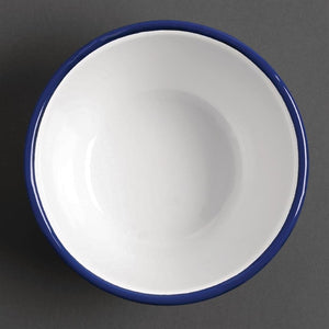 Olympia Enamel emaille schaaltjes 15,5cm (6 stuks)