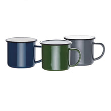Afbeelding in Gallery-weergave laden, Olympia Emaille mok groen 35cl (6 stuks)